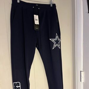 Men Dallas Cowboys Jogger Sweatpants Size Large!